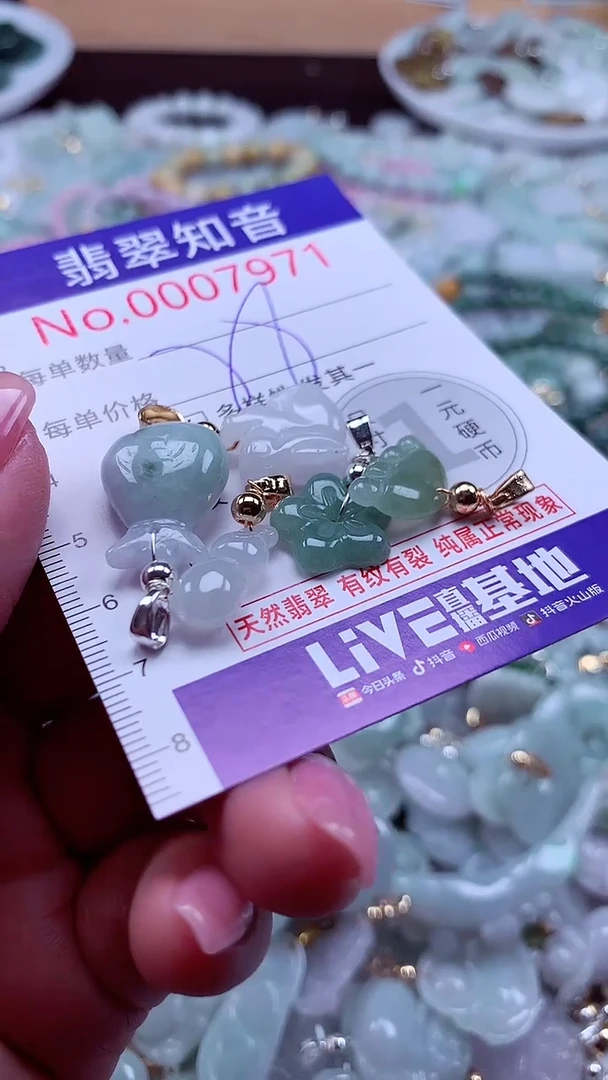 颈饰未镶嵌翡翠7971