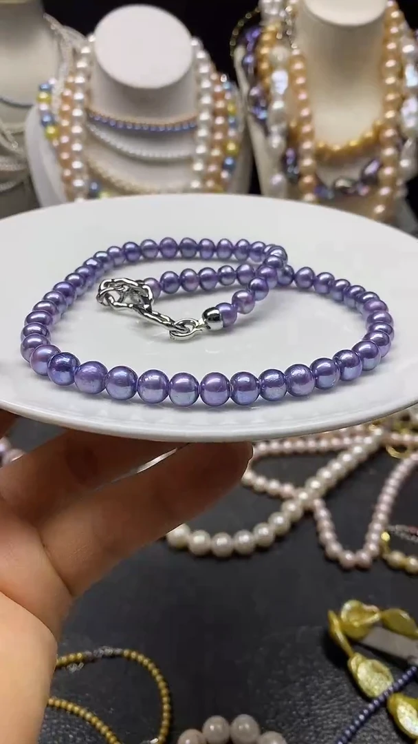 颈饰未镶嵌淡水珍珠多人