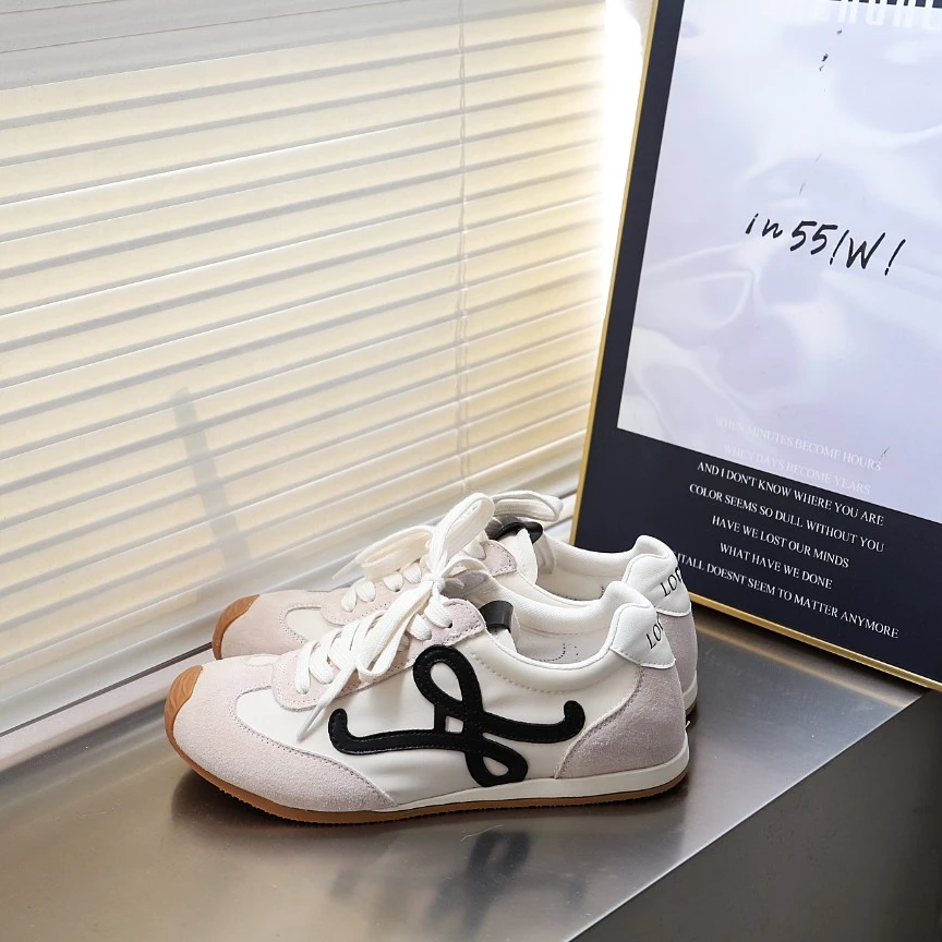 IMFLY金小金自制女装 休闲鞋DYX297百搭拼色复古系带厚底运动鞋