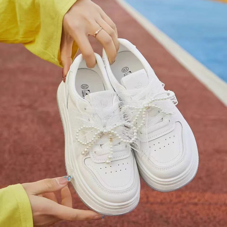（柚子同款）夏款休闲透网ins小白鞋7125-2