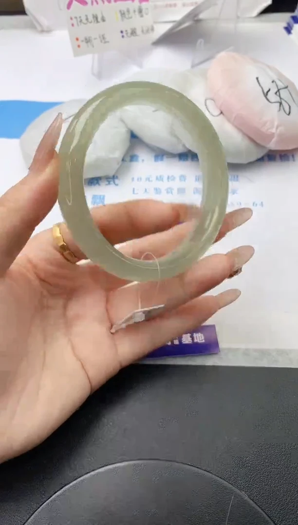 未镶嵌手镯石英质玉w33-DB多样性发货61+