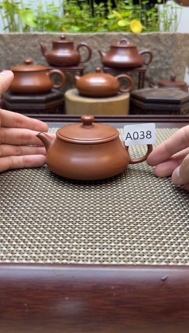 【闪购商品】朱泥茶壶原矿全手工  A038 120cc