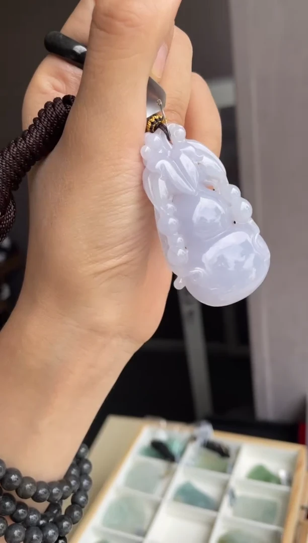 吊坠(不含链)未镶嵌翡翠天然缅甸A货翡翠