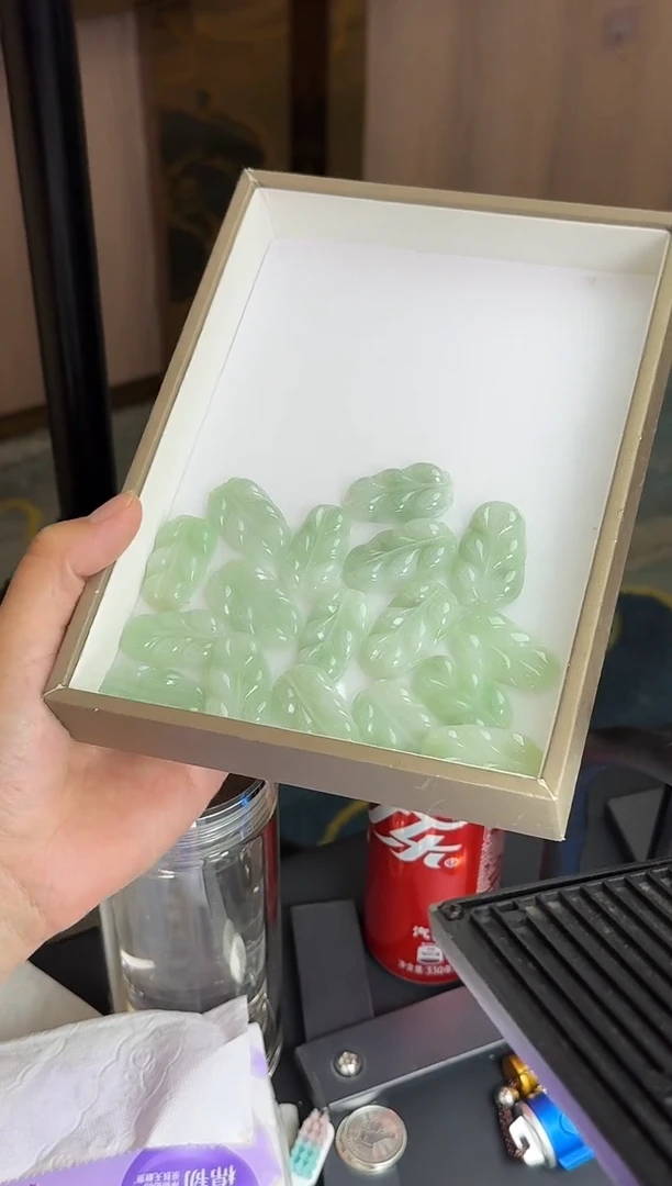 颈饰未镶嵌翡翠K505-1069叶子多样性发一件