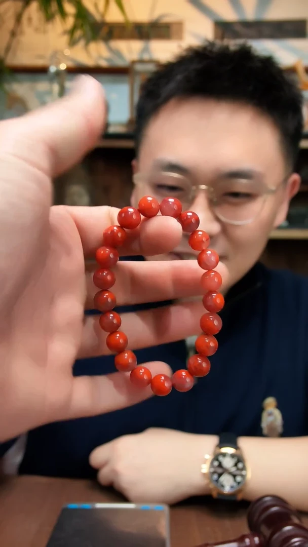 未镶嵌手串南红玛瑙南红圆珠手串ZD10*