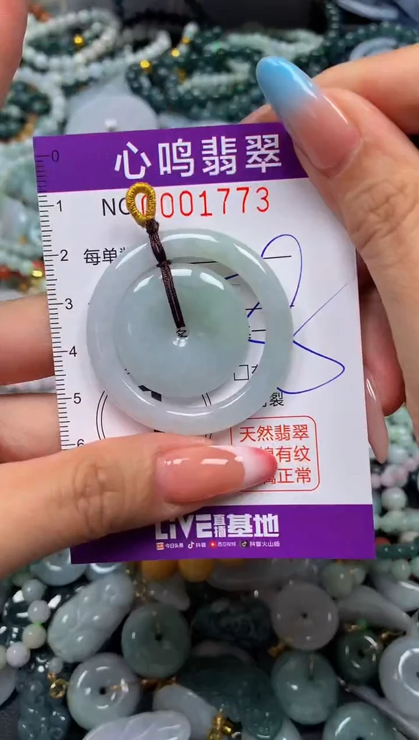 翡翠未镶嵌颈饰闪购001773