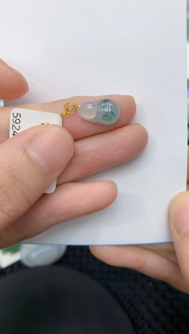 【闪购商品】翡翠颈饰18K金镶嵌11111111