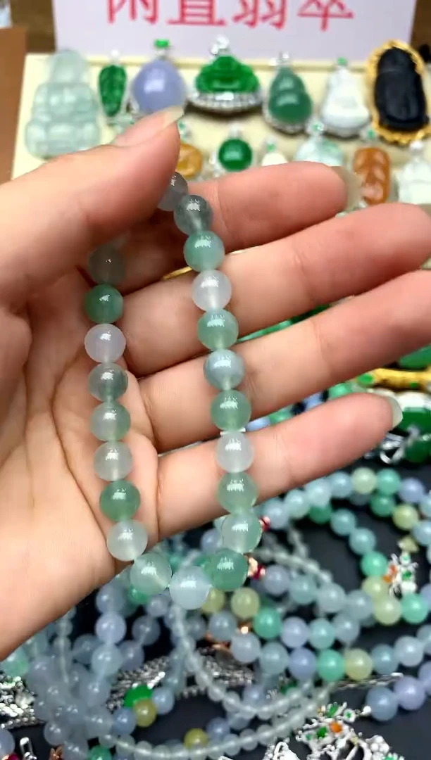 未镶嵌手串翡翠423-中国好珍宝