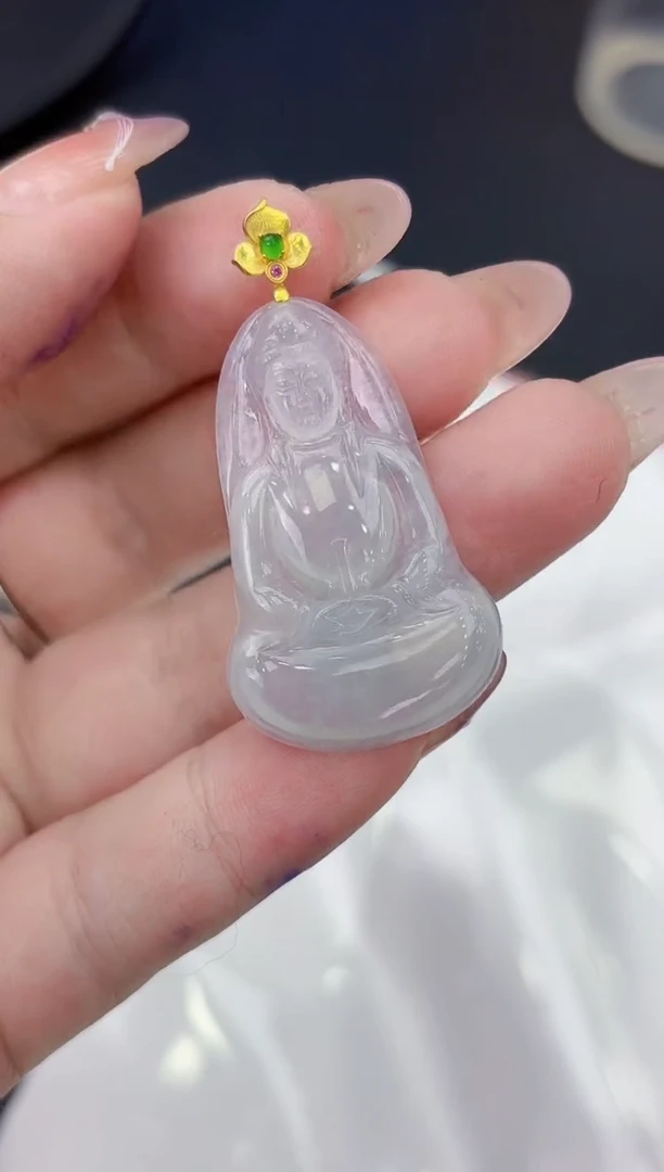 【闪购商品】翡翠颈饰18K金镶嵌多样性发其一