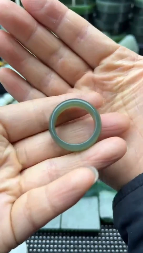 未镶嵌和田玉珠宝半成品戒圈21