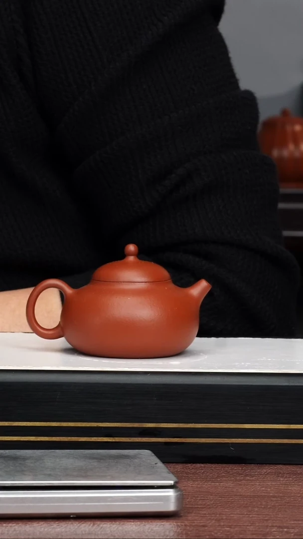 茶壶紫砂秋*宜兴紫砂壶全手微瑕