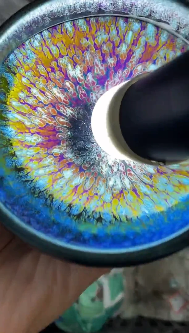 【闪购商品】茶盏空谷幽兰 盏三疯建盏茶器