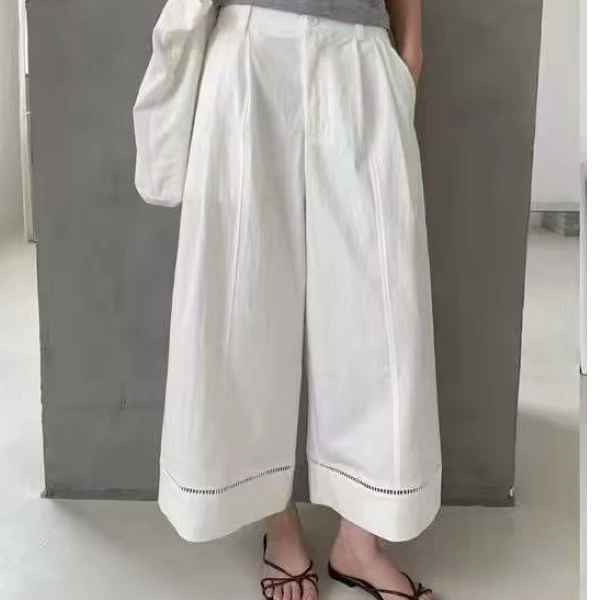 武汉蔓姐【裤子】夏季新款时尚休闲阔腿裤 裤长86公分左右 5656#