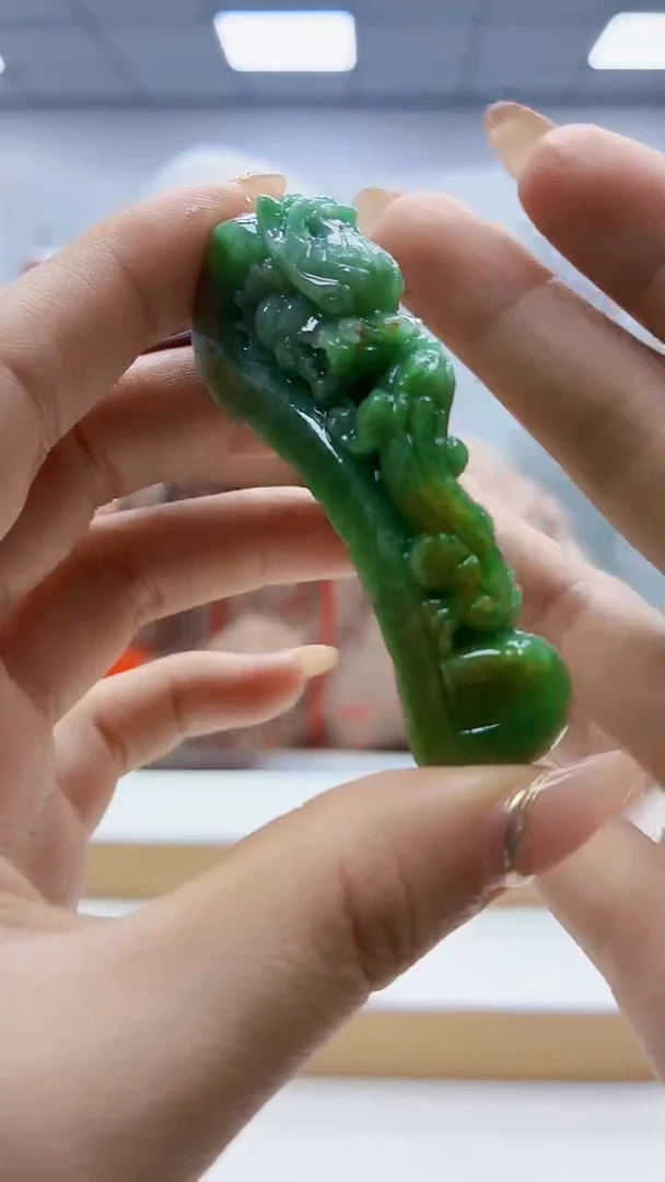 未镶嵌定制翡翠4919ty-毛货挂件98