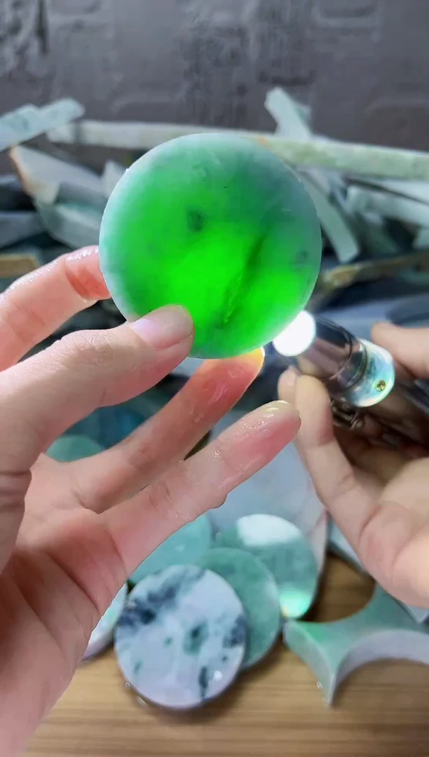 裸石翡翠翡翠a货正品玉石南陈596