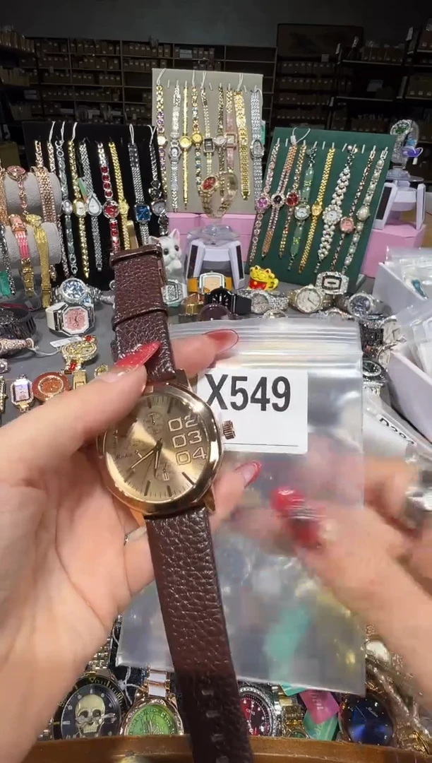 石英机芯不锈钢不锈钢直播定闪专用