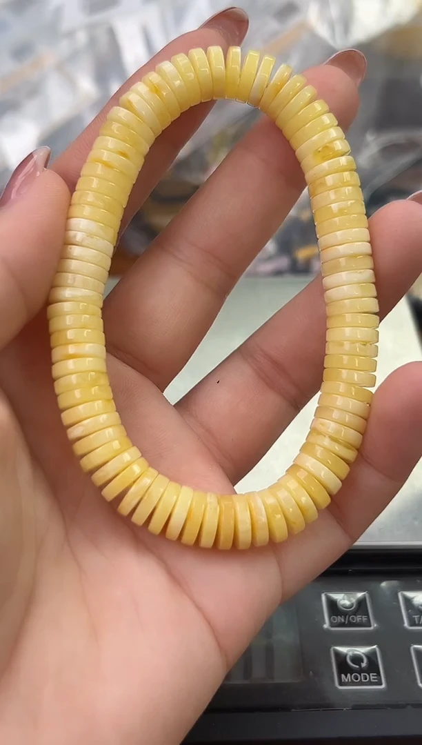 未镶嵌蜜蜡裸石琥珀蜜蜡手串
