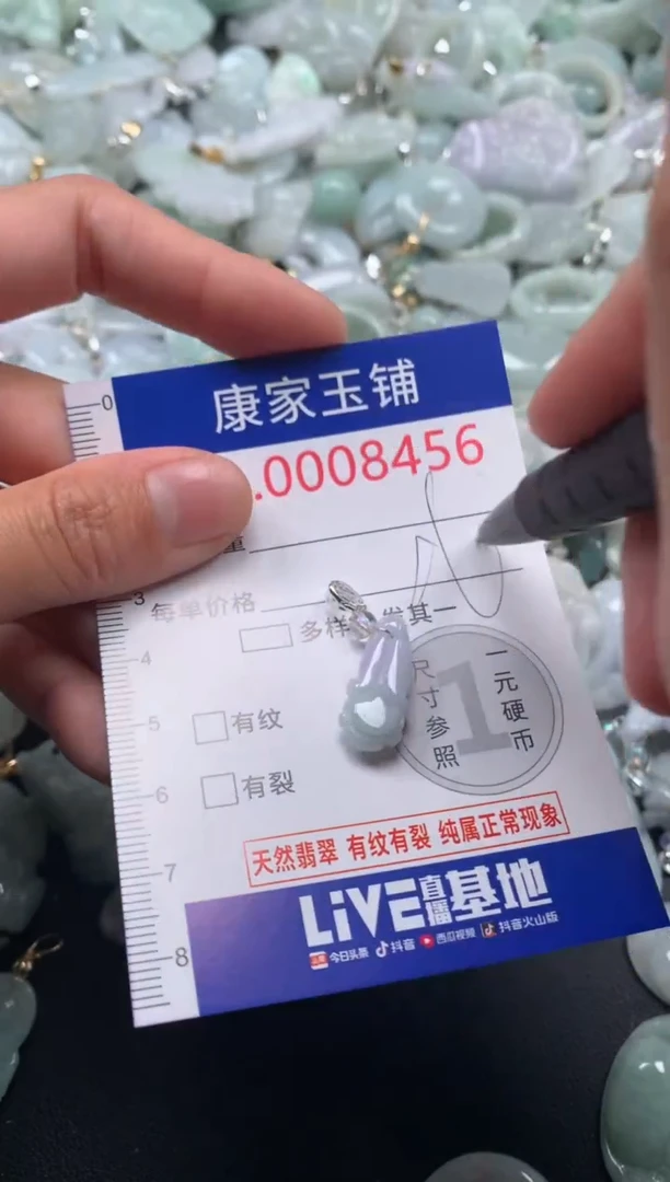 颈饰未镶嵌翡翠8456