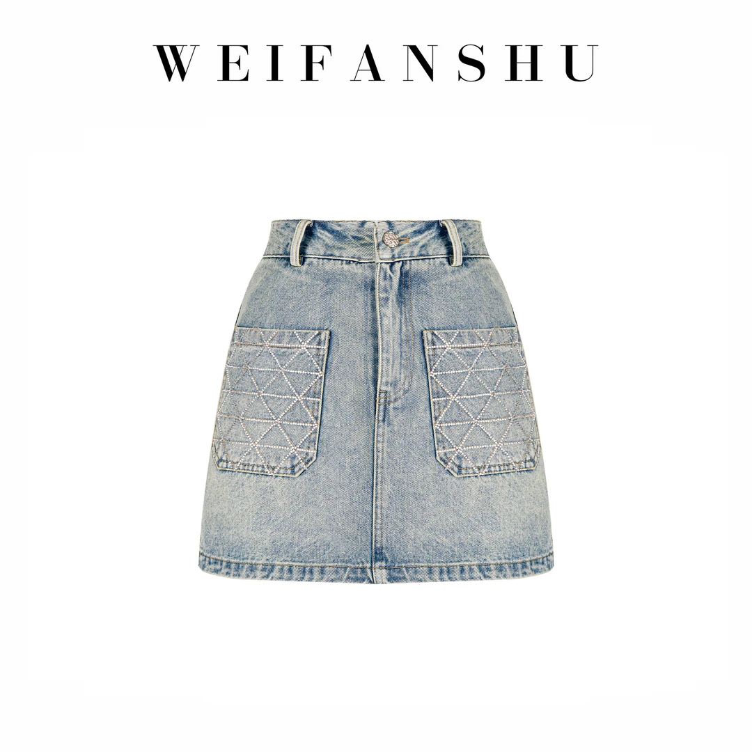 WEIFANSHU/魏凡舒【零星星河】牛仔半裙