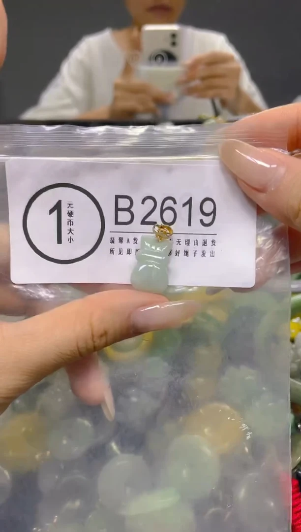 颈饰未镶嵌翡翠/ B /翡翠A货，一件也是批发价
