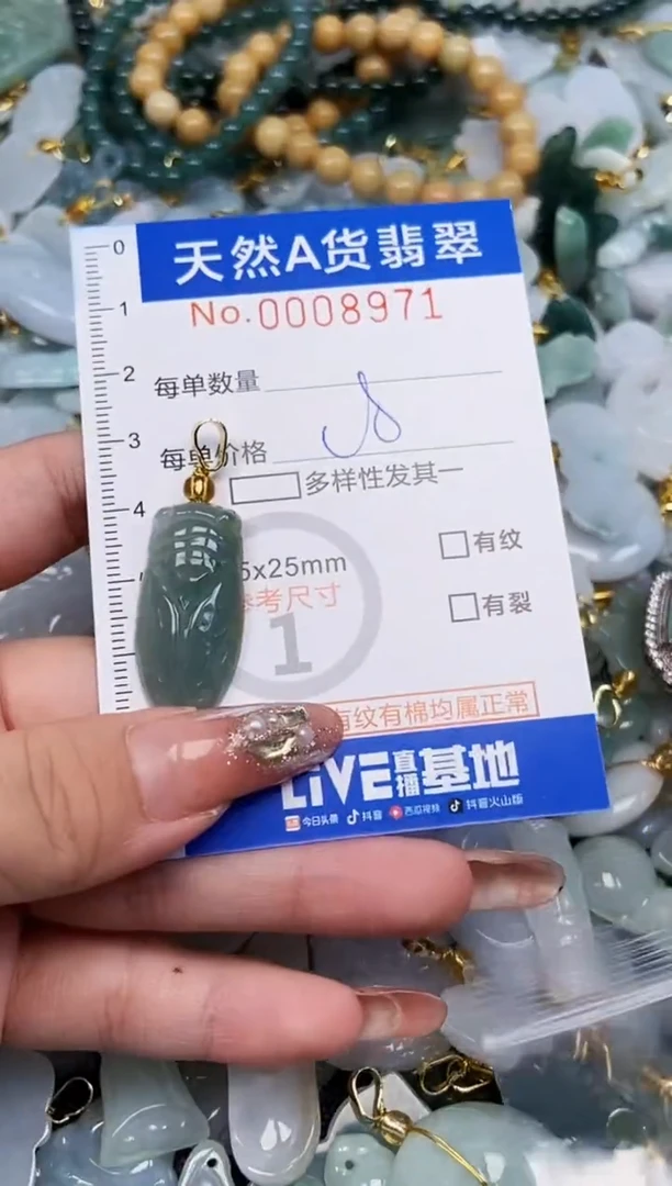 翡翠未镶嵌颈饰天然A货翡翠