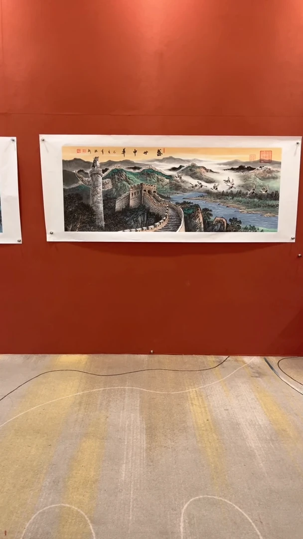 国画谢瑞新老师作品 盛世中华