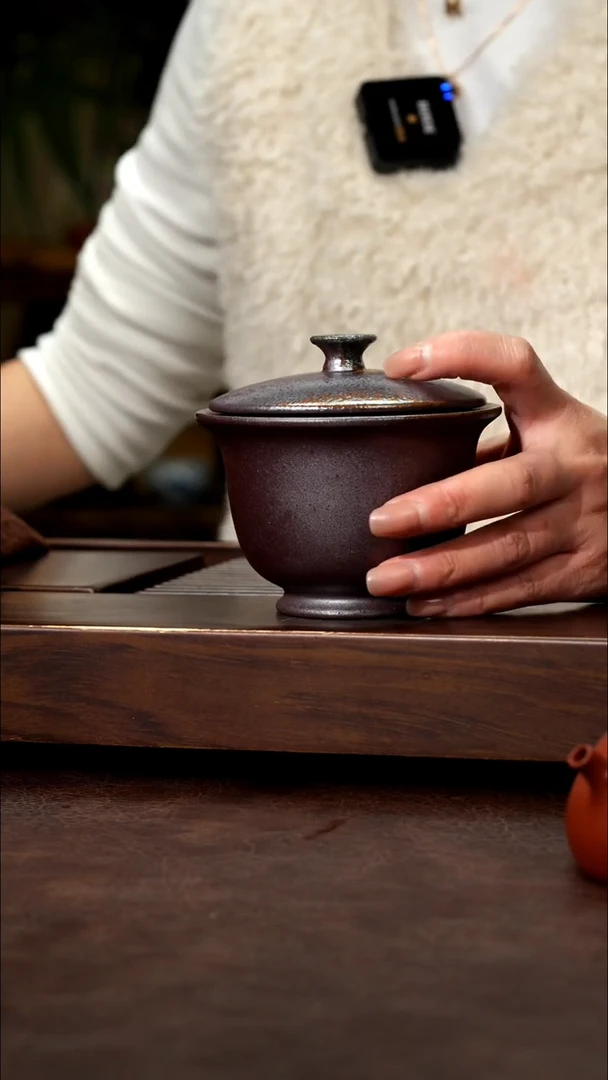 茶壶紫砂柴烧盖碗