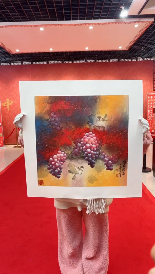 【闪购商品】国画道一老师亲笔绘画作品D46