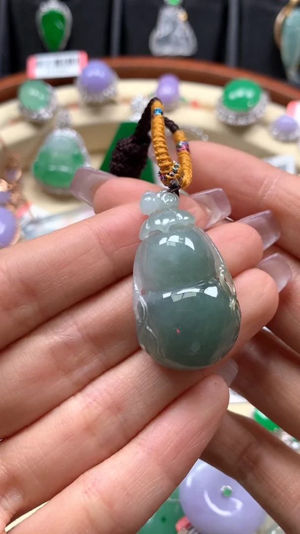 【闪购商品】翡翠颈饰未镶嵌天然缅甸A货翡翠有棉正常没运费险