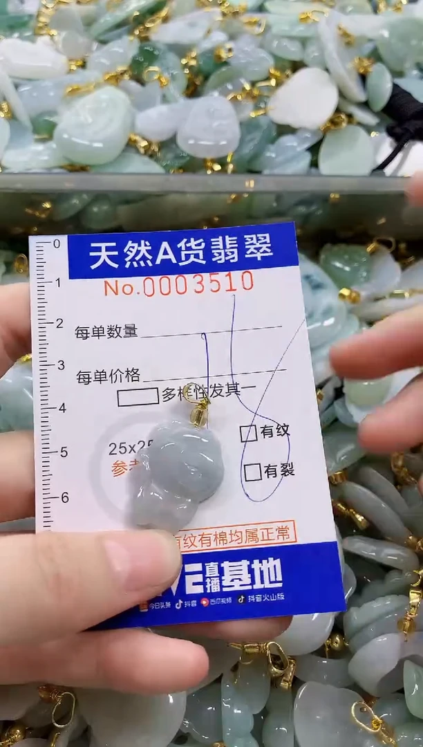 颈饰未镶嵌翡翠天然A货翡翠