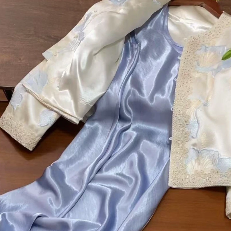 【水润润】(实体高品质订单)显瘦女士夏季连衣裙 百搭背心裙 吊带裙