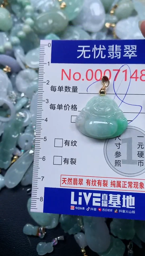 颈饰未镶嵌翡翠7148