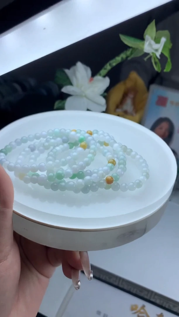 【闪购商品】翡翠手串未镶嵌珠子多样性发一件