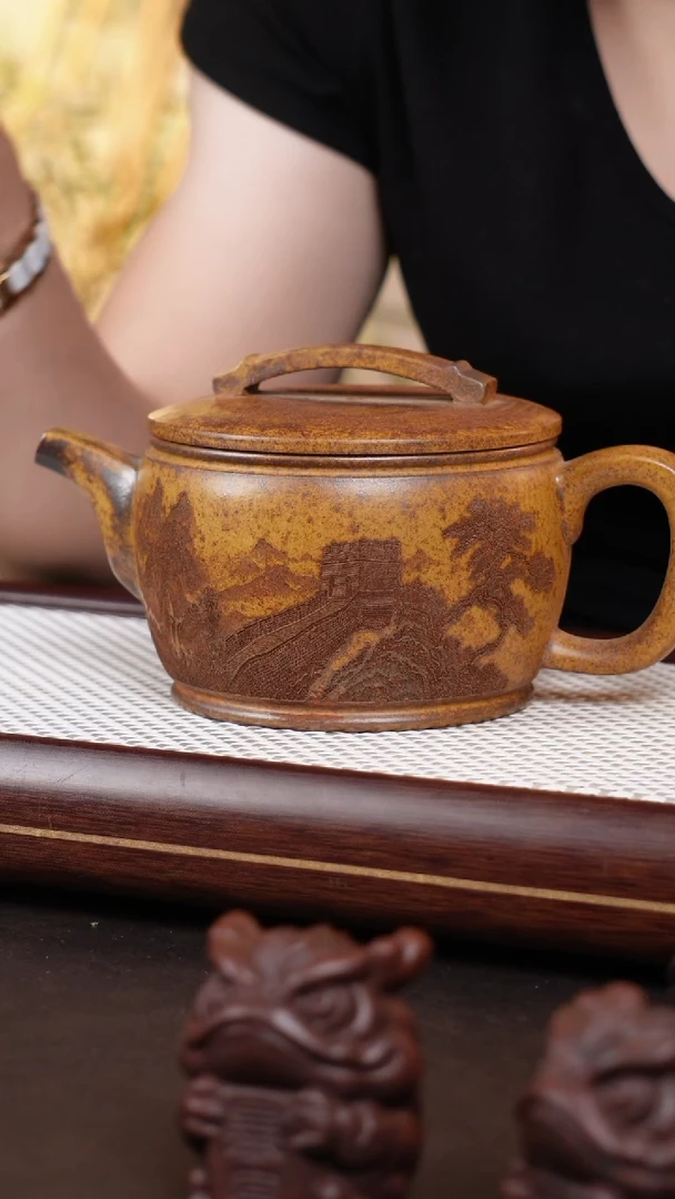 茶壶紫砂柴烧大汉瓦
