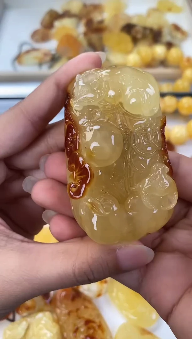 未镶嵌琥珀裸石天然琥珀蜜蜡
