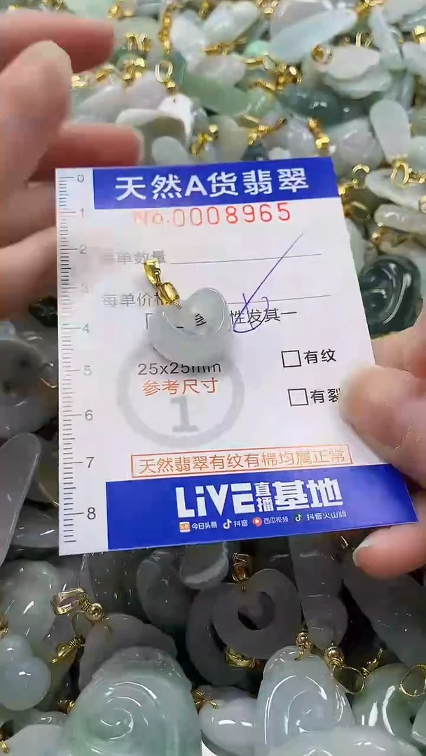 颈饰未镶嵌翡翠纯天然a货翡翠