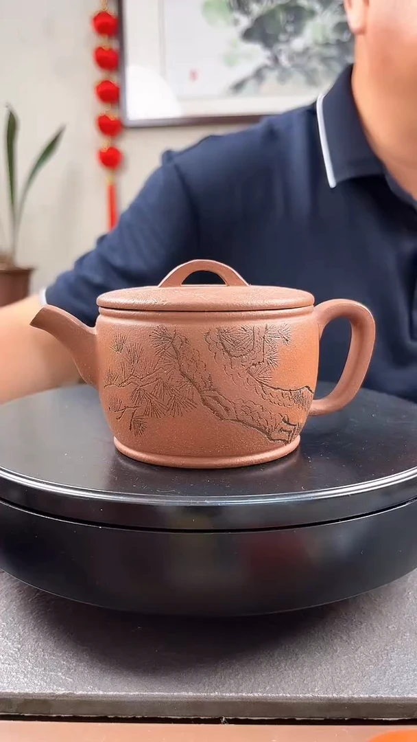 茶壶紫砂原矿汉瓦