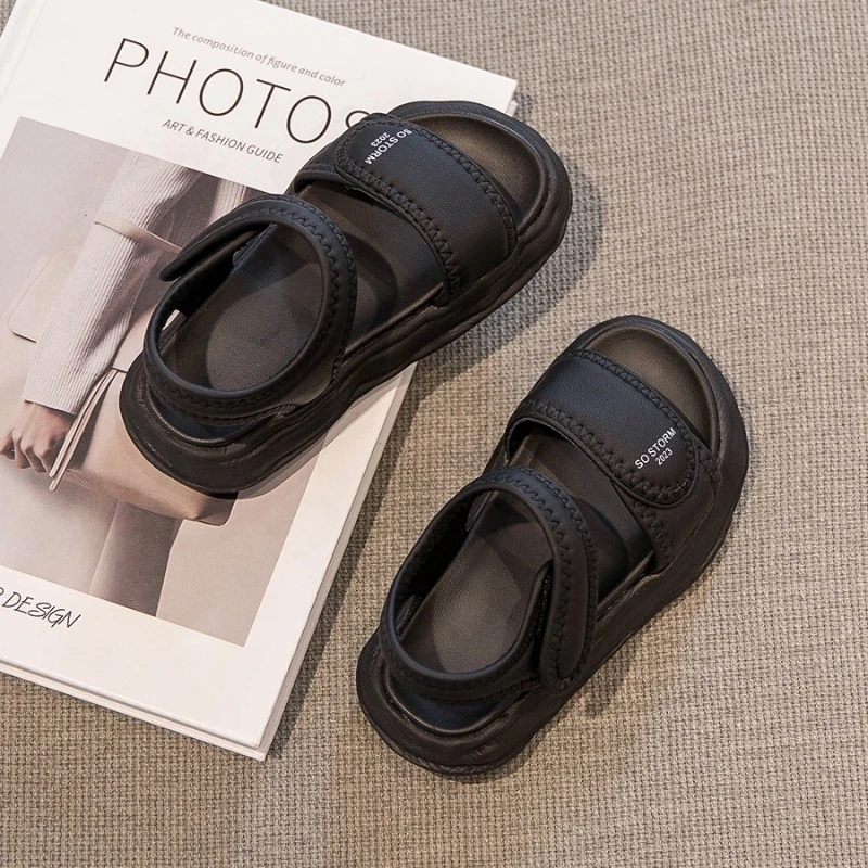 小黄鸭男童凉鞋2024新款夏款儿童鞋子女童运动沙滩男宝宝夏季中大