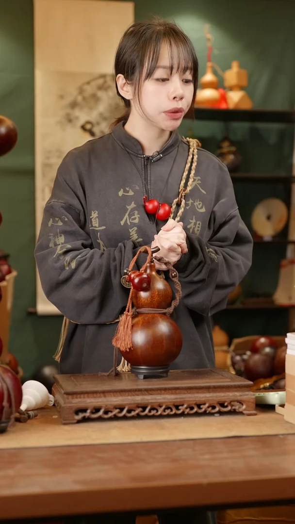 232号精品天然大漆酒葫芦一物一拍~