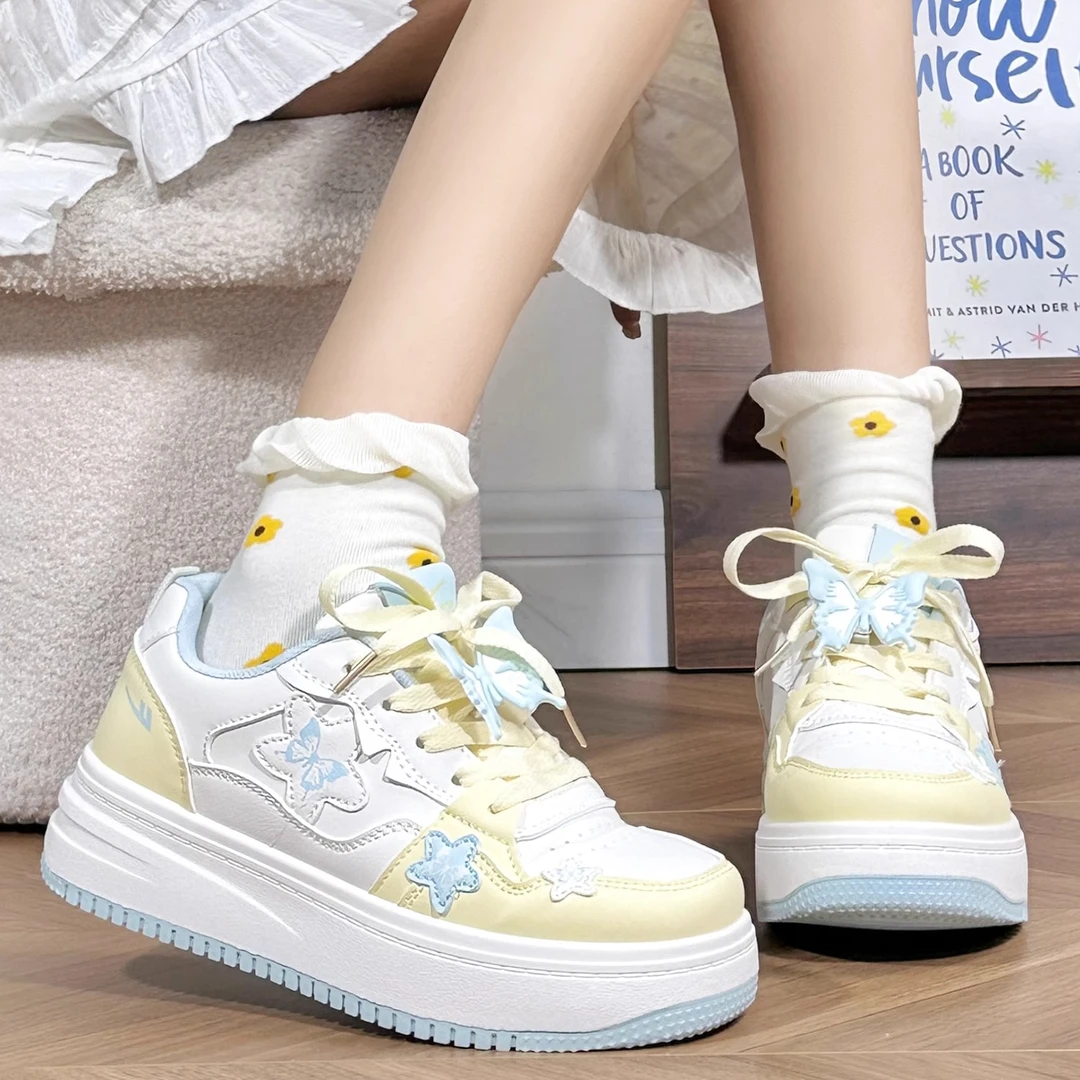 回力鞋子女小个子增高厚底小白鞋甜妹配裙子2025秋季不累脚板鞋女