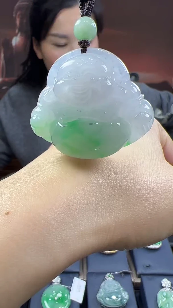 未镶嵌挂件翡翠佛公