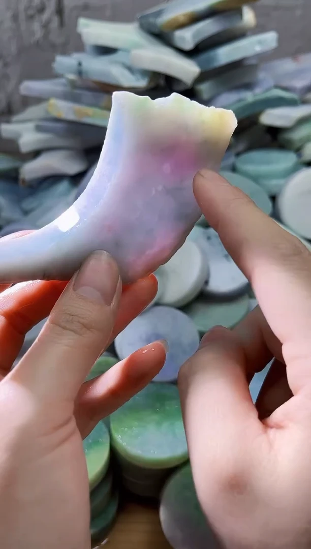 裸石翡翠天然翡翠A货石 南 308