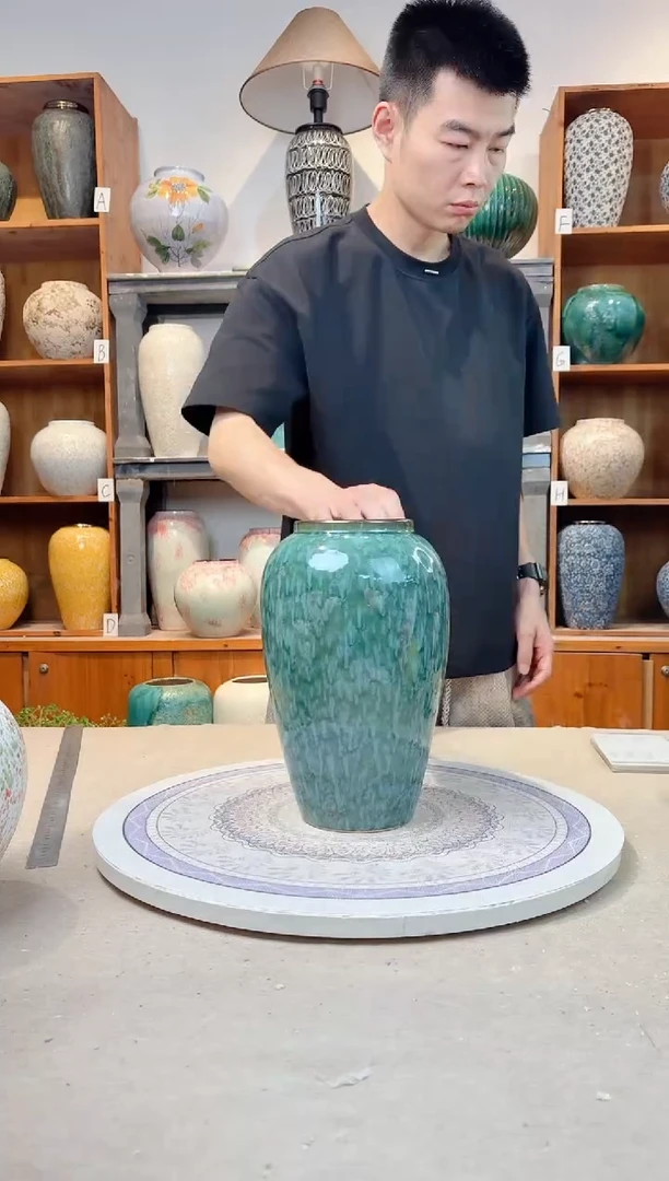 瓶孤品 瑕疵陶瓷花瓶  星辰大海 中号