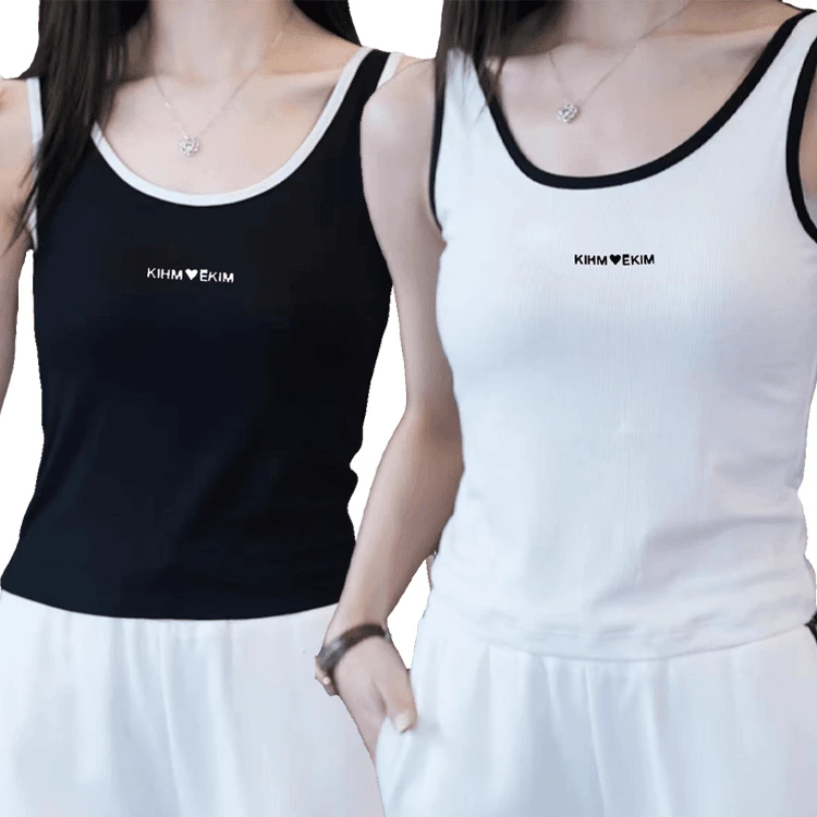 B莫代尔2025新款胖mm大码吊带背心显瘦女内搭外穿打底显瘦无袖打