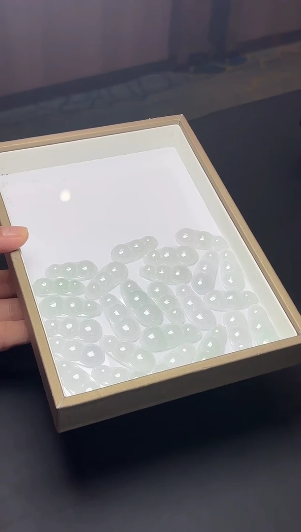 颈饰未镶嵌翡翠YM1472-1 豆子多样性发一件