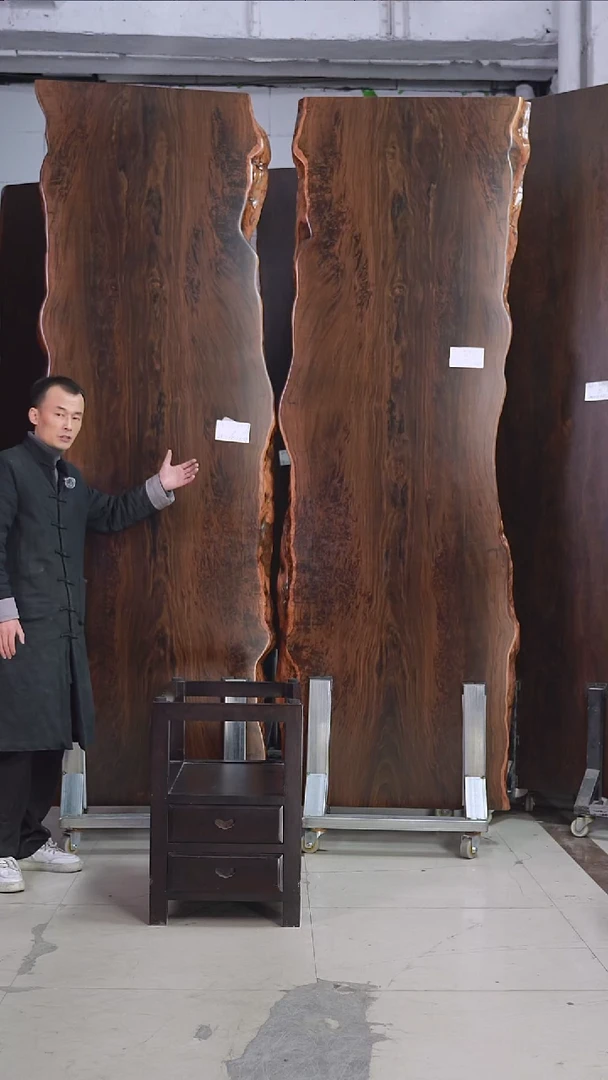 AD-647大叶紫檀281.5*86*8加黑柜体支架*2