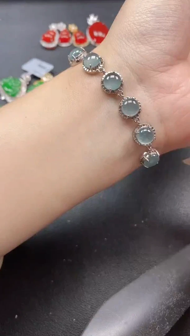 银S925镶嵌戒指翡翠51511