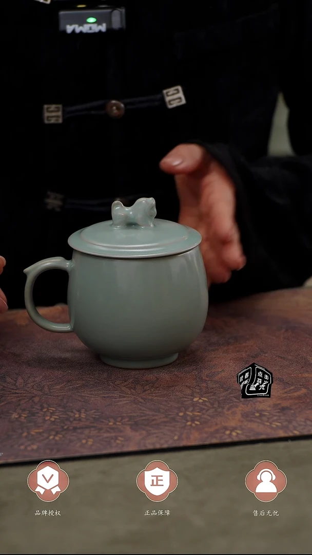 【闪购商品】杯国非遗大师王君子章款办公杯...