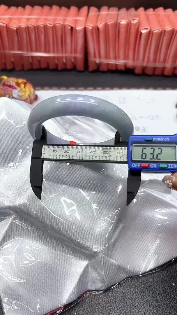 无非金属51号手镯63圈口雪