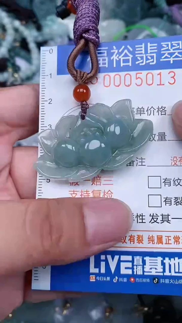 翡翠未镶嵌颈饰...0005013
